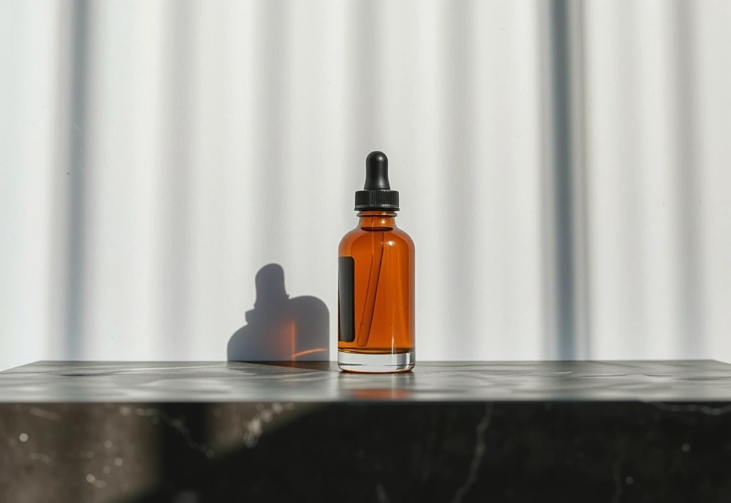 Vitamin bottle with clean design